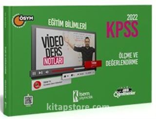 2022 KPSS Eğitim Bilimleri Video Ölçme ve Değerlendirme Video Ders Notu