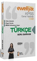 2022 KPSS Evveliyat Lisans Genel Yetenek Türkçe Video Çözümlü Soru Bankası