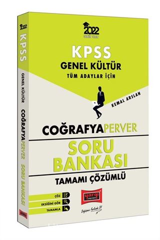 2022 KPSS Genel Kültür Tüm Adaylar İçin CoğrafyaPerver Tamamı Çözümlü Soru Bankası