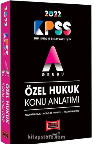 2022 KPSS A Grubu Özel Hukuk Konu Anlatımı