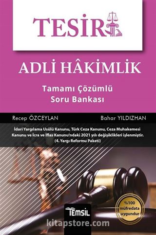 Tesir Adli Hakimlik Tamamı Çözümlü Soru Bankası