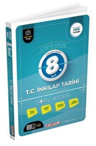 Dinamo Dinamik Serisi 8. Sınıf T. C İnkılap Tarihi ve Atatürkçülük Soru Kitabı