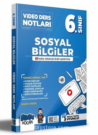 2022 6.Sınıf Sosyal Bilgiler Video Ders Notları (Konu Anlatımı)