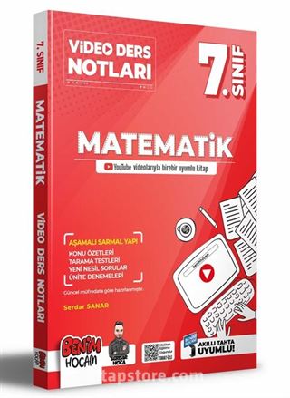 2022 7. Sınıf Matematik Video Ders Notları (Konu Anlatımı)