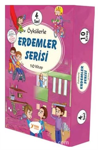 4. Sınıf Öykülerle Erdemler Serisi (10 Kitaplık Set)