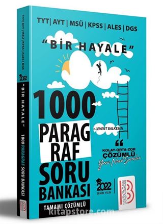 2022 Bir Hayale Serisi Tüm Sınavlar İçin Paragraf Tamamı Çözümlü Soru Bankası