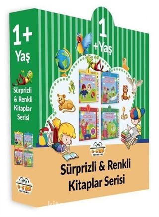 1+ Yaş Sürprizli Renkli Kitaplar (4 Kitap Set)