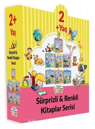 2+ Yaş Sürprizli Renkli Kitaplar (7 Kitap Set)