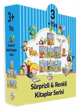 3+ Yaş Sürprizli Renkli Kitaplar (7 Kitap Set)