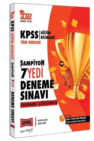 2022 KPSS Eğitim Bilimleri Tüm Dersler Tamamı Çözümlü 7 Deneme Sınavı