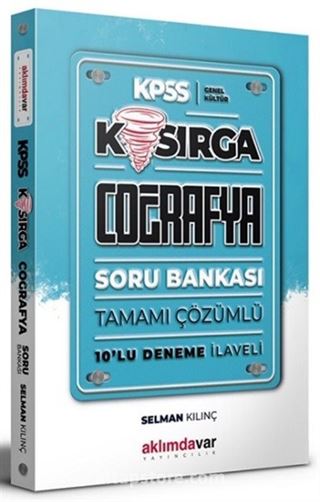 2022 KPSS Genel Kültür Kasırga Coğrafya Tamamı Çözümlü Soru Bankası