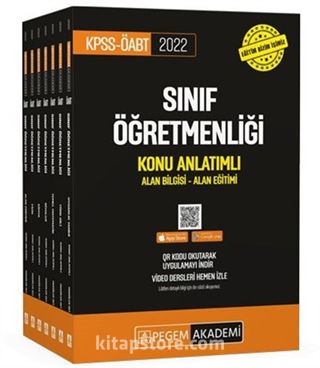 2022 KPSS ÖABT Sınıf Öğretmenliği Konu Anlatımlı Alan Bilgisi- Alan Eğitimi (7 Kitap)