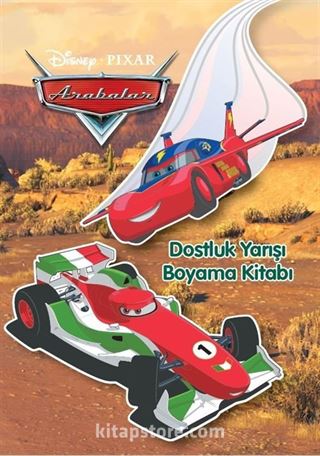 Disney Pixar / Arabalar Dostluk Yarışı Boyama Kitabı