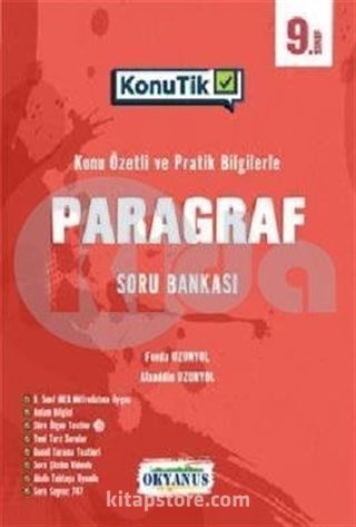 9. Sınıf KonuTik Paragraf Soru Bankası