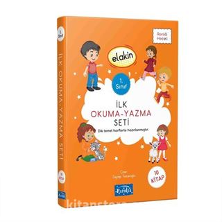 Elakin - 1. Sınıf İlk Okuma Yazma Seti (10 Kitap Set)