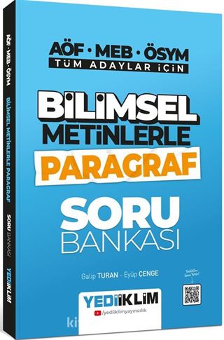 Tüm Adaylar İçin Bilimsel Metinlerle Paragraf Soru Bankası