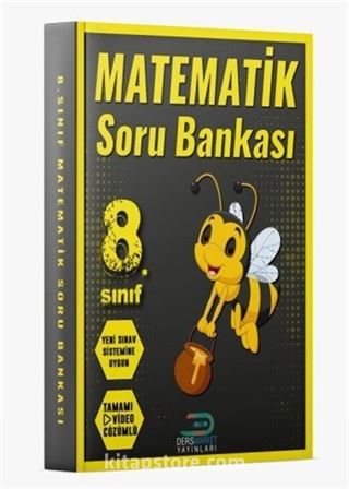 8. Sınıf Matematik Soru Bankası Tamamı Soru Altı Video Çözümlü