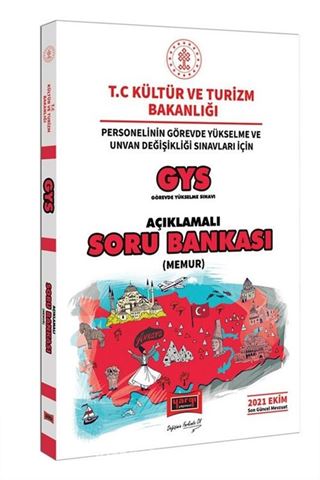 GYS T.C Kültür ve Turizm Bakanlığı Personelinin Görevde Yükselme ve Unvan Değişikliği Sınavları İçin Memur Açıklamalı Soru Bankası