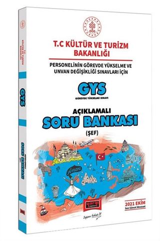 GYS T.C Kültür ve Turizm Bakanlığı Personelinin Görevde Yükselme ve Unvan Değişikliği Sınavları İçin Şef Açıklamalı Soru Bankası