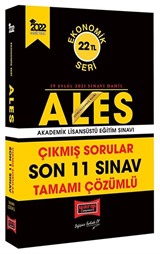 2022 ALES Ekonomik Seri Tamamı Çözümlü Son 11 Sınav Çıkmış Sorular