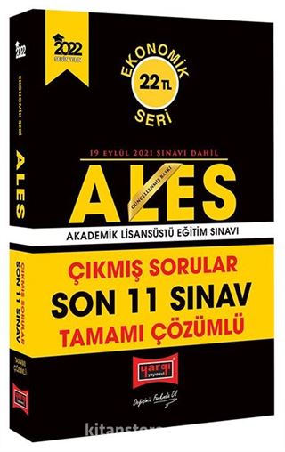 2022 ALES Ekonomik Seri Tamamı Çözümlü Son 11 Sınav Çıkmış Sorular