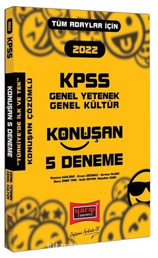 2022 KPSS Genel Yetenek Genel Kültür Konuşan 5 Deneme