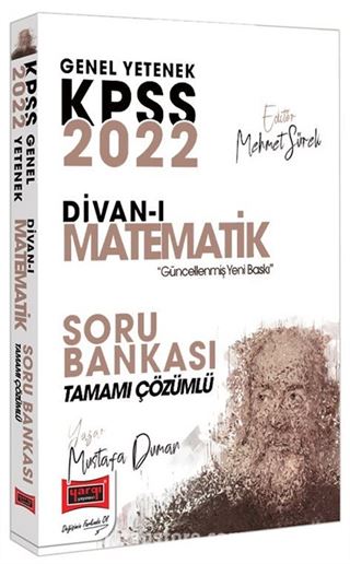 2022 KPSS Genel Yetenek Divan-ı Matematik Tamamı Çözümlü Soru Bankası