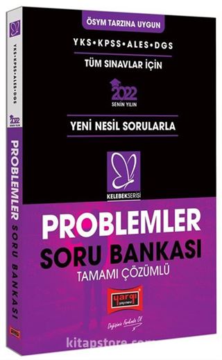 2022 YKS KPSS ALES DGS Kelebek Serisi Tamamı Çözümlü Problemler Soru Bankası