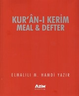 Kur'an-ı Kerim Meal ve Defter