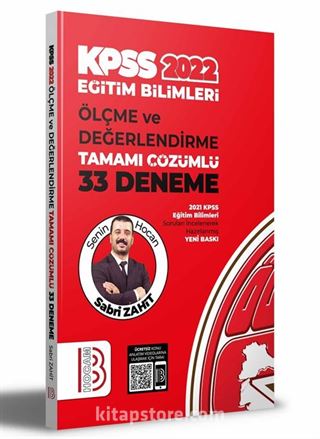 2022 KPSS Eğitim Bilimleri Ölçme ve Değerlendirme Tamamı Çözümlü 33 Deneme