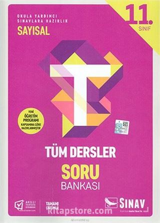 11. Sınıf Tüm Dersler Soru Bankası (Sayısal)