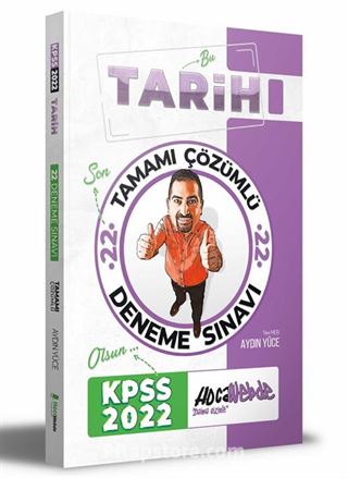 2022 KPSS Tarih Tamamı Çözümlü 22 Deneme