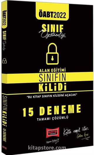 2022 ÖABT Sınıf Öğretmenliği Sınıfın Kilidi Tamamı Çözümlü 15 Deneme