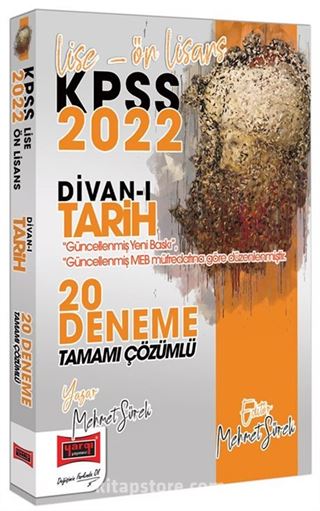 2022 KPSS Lise Ön Lisans Divanı Tarih Tamamı Çözümlü 20 Deneme