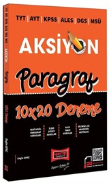 2022 TYT AYT KPSS ALES DGS MSÜ Aksiyon Paragraf 10x20 Deneme