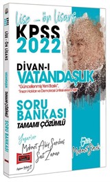 2022 KPSS Lise Ön Lisans Divanı Vatandaşlık Tamamı Çözümlü Soru Bankası