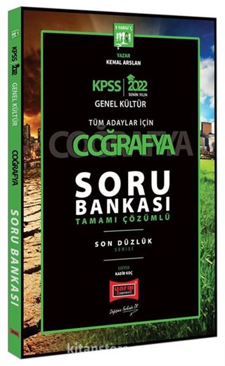 2022 KPSS Genel Kültür Son Düzlük Coğrafya Tamamı Çözümlü Soru Bankası