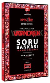 2022 KPSS Genel Kültür Tüm Adaylar İçin Son Düzlük 5 Yargıç Tamamı Çözümlü Vatandaşlık Soru Bankası