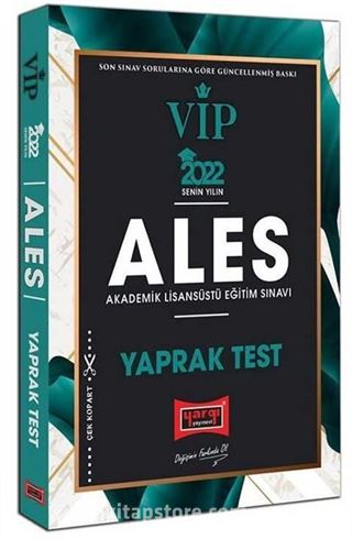 2022 ALES VIP Yaprak Test