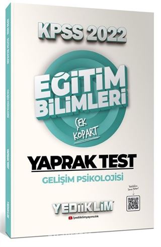 2022 KPSS Eğitim Bilimleri Gelişim Psikolojisi Çek Kopart Yaprak Test