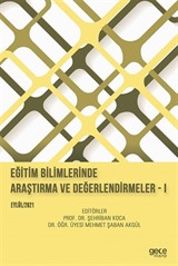 Eğitim Bilimlerinde Araştırma ve Değerlendirmeler 1 Eylül 2021