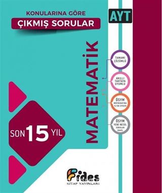 AYT Matematik Son 15 Yıl Konularına Göre Çıkmış Sorular