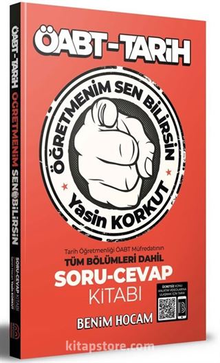 2023 ÖABT Tarih Öğretmenim Sen Bilirsin Soru Cevap Kitabı