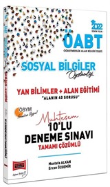 2022 ÖABT Sosyal Bilgiler Öğretmenliği Yan Bilimler Alan Eğitimi Tamamı Çözümlü Muhteşem 10'lu Deneme Sınavı