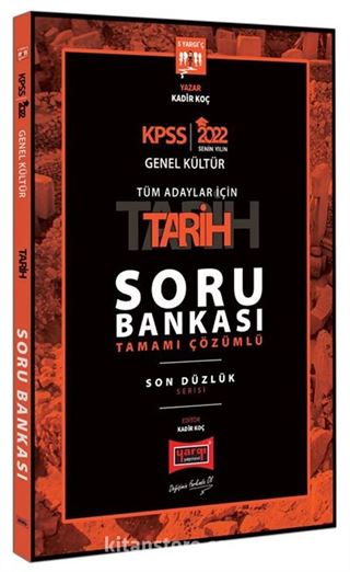 2022 KPSS Genel Kültür Tüm Adaylar İçin Son Düzlük 5 Yargıç Tamamı Çözümlü Tarih Soru Bankası