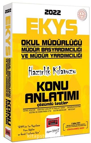 2022 EKYS Okul Müdürlüğü Müdür Başyardımcılığı ve Müdür Yardımcılığı Hazırlık Kılavuzu Konu Anlatımı Çözümlü Testler