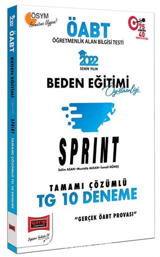 2022 ÖABT Beden Eğitimi Öğretmenliği Sprint TG Tamamı Çözümlü 10 Deneme