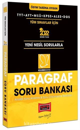 2022 TYT AYT MSÜ KPSS ALES DGS Paragraf Soru Bankası