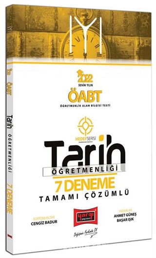 2022 ÖABT IYI Hedef Serisi Tarih Öğretmenliği Tamamı Çözümlü 7 Deneme