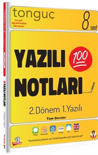 8. Sınıf Yazılı Notları 2. Dönem 1. Yazılı